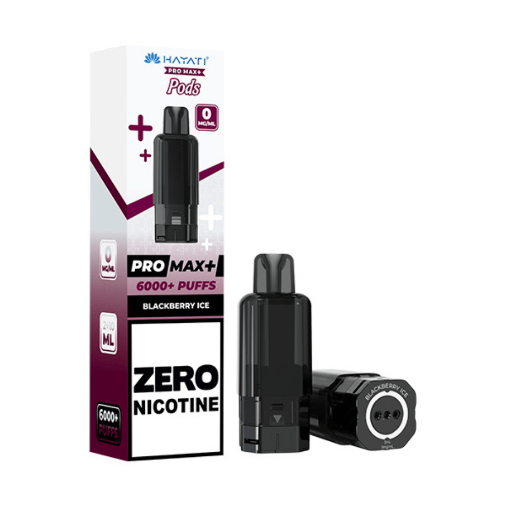 Hayati Pro Max Plus Zero Nicotine Refill Pod Blackberry Ice Hayati Pro Max Plus Zero Nicotine Refill Pod Blackberry Ice