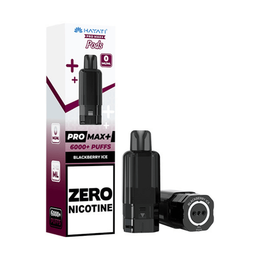 Blackberry Ice Hayati Pro Max Plus 6000 Prefilled Pod Zero Nicotine