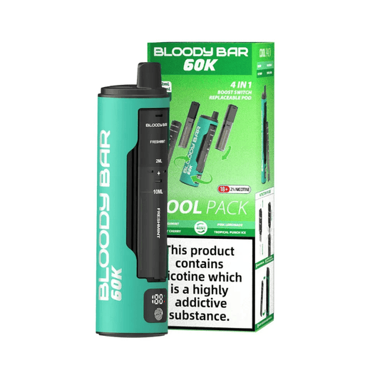 Bloody Bar 60K Prefilled Pod Kit Cool Pack