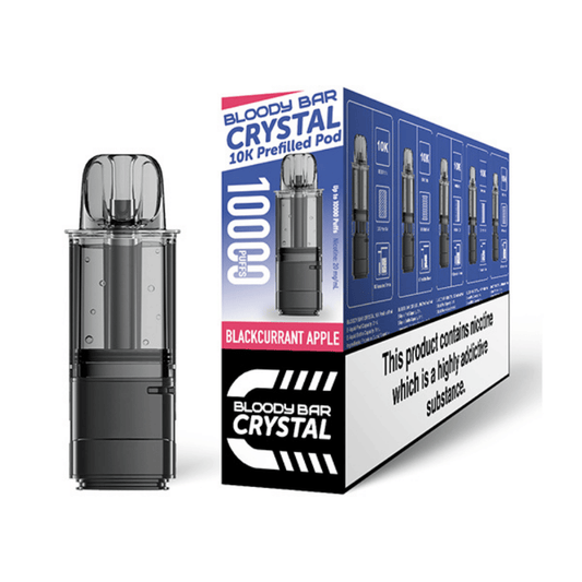 Bloody Bar Crystal 10K Blackcurrant Apple Prefilled Pod