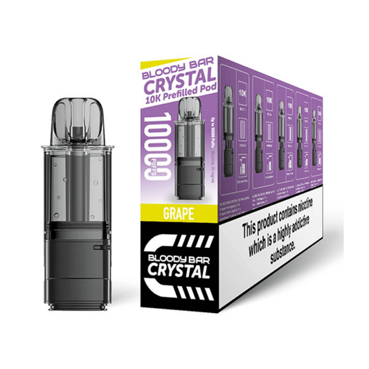 Bloody Bar Crystal 10K Grape Prefilled Pod
