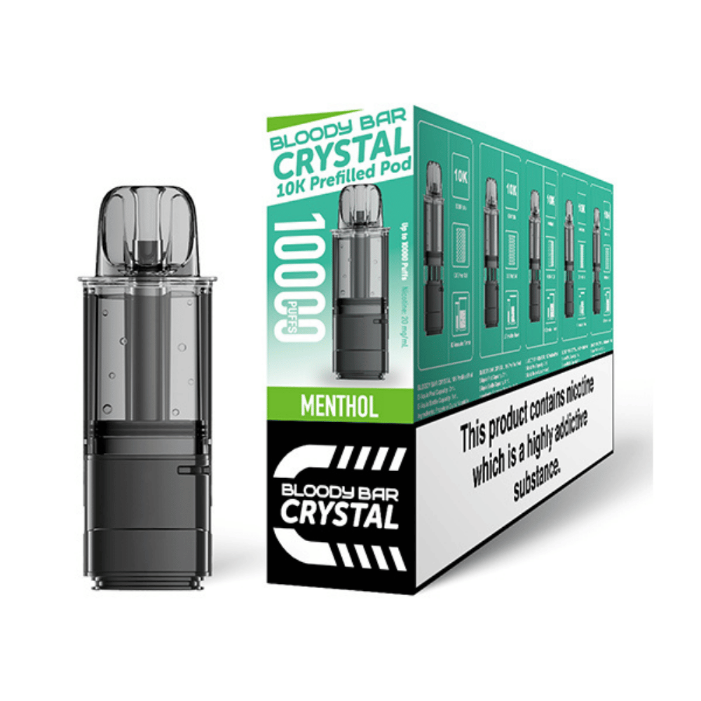 Bloody Bar Crystal 10K Menthol Prefilled Pod