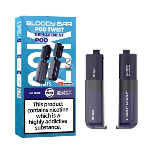 Bloody Bar Pod Twist 20K Prefilled Pod Mr Blue / Blueberry Raspberry