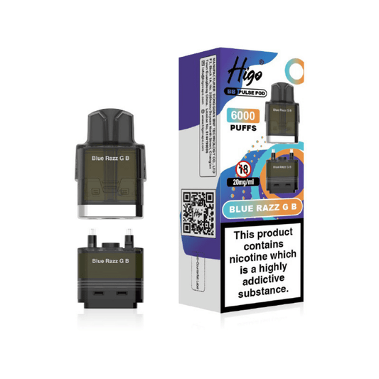 Higo BB Pulse 6000 Prefilled Pod Blue Razz GB