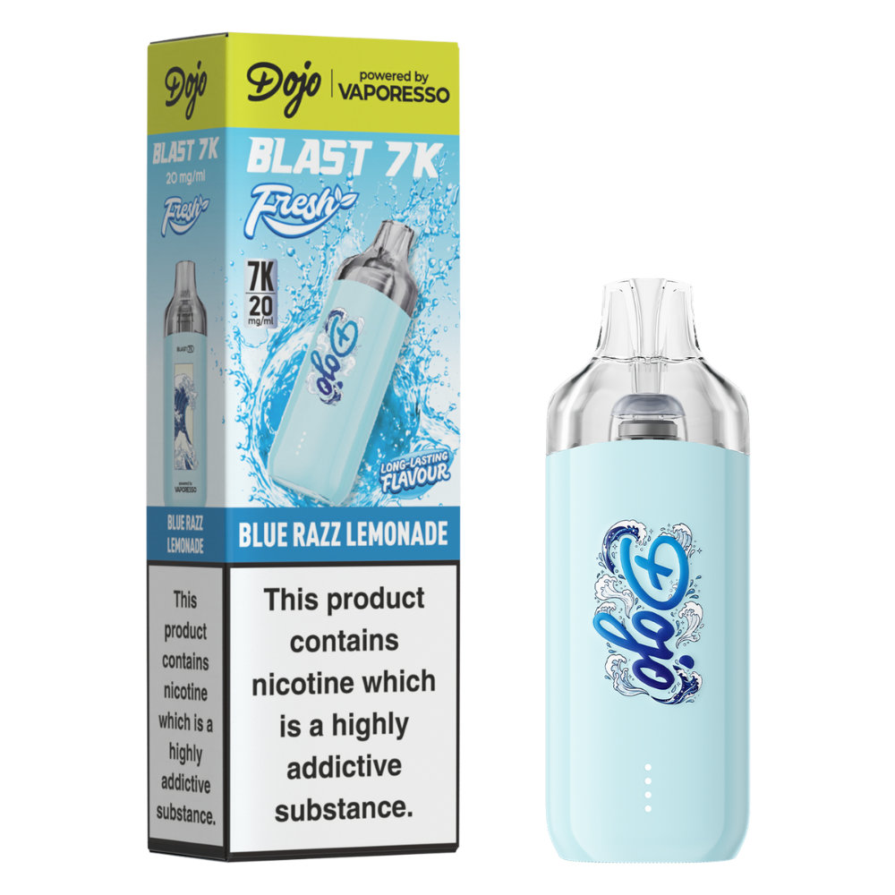 Blue Razz Lemonade Vaporesso Dojo Blast 7K Prefilled Pod Kit