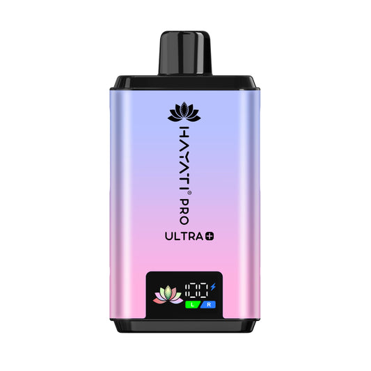 Hayati Pro Ultra Plus 25k Puffs Vape Kit Blueberry Cotton K and Raspberry Cotton K