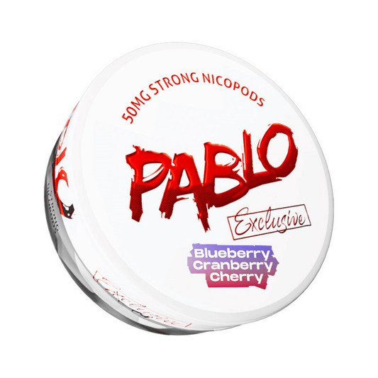 Blueberry Cherry Cranberry Exclusive Nicotine Pouches by Pablo