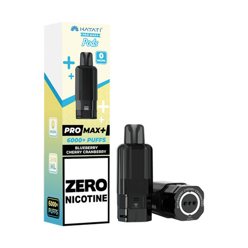Blueberry Cherry Cranberry Hayati Pro Max Plus 6000 Prefilled Pod Zero Nicotine