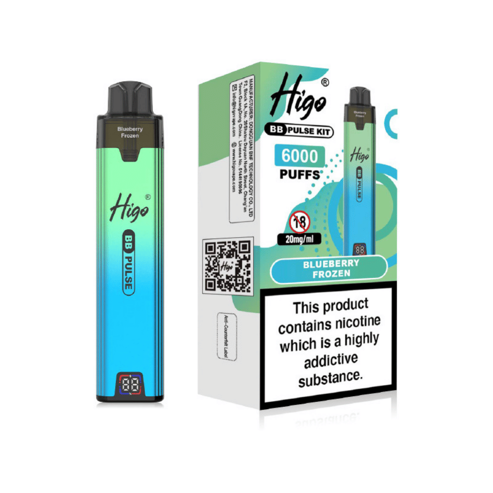 Higo BB Pulse 6000 Prefilled Pod Kit Blueberry Frozen