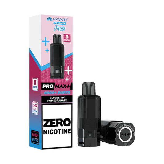 Blueberry Pomegranate Hayati Pro Max Plus 6000 Prefilled Pod Zero Nicotine