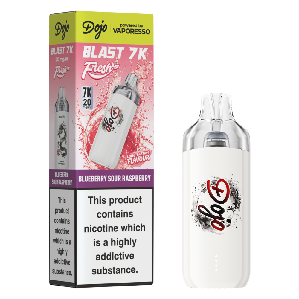 Blueberry Sour Raspberry Vaporesso Dojo Blast 7K Prefilled Pod Kit