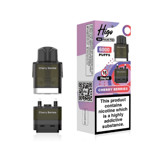 Higo BB Pulse 6000 Prefilled Pod Cherry Berries