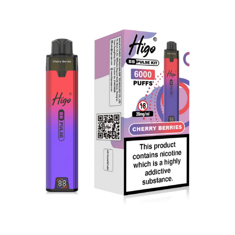 Higo BB Pulse 6000 Prefilled Pod Kit Cherry Berries