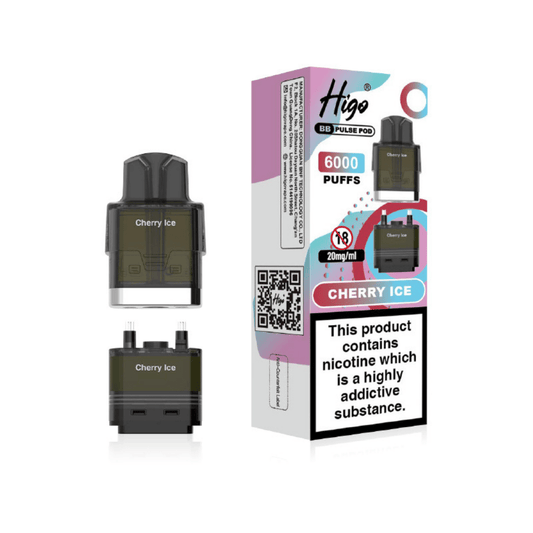 Higo BB Pulse 6000 Prefilled Pod Cherry Ice