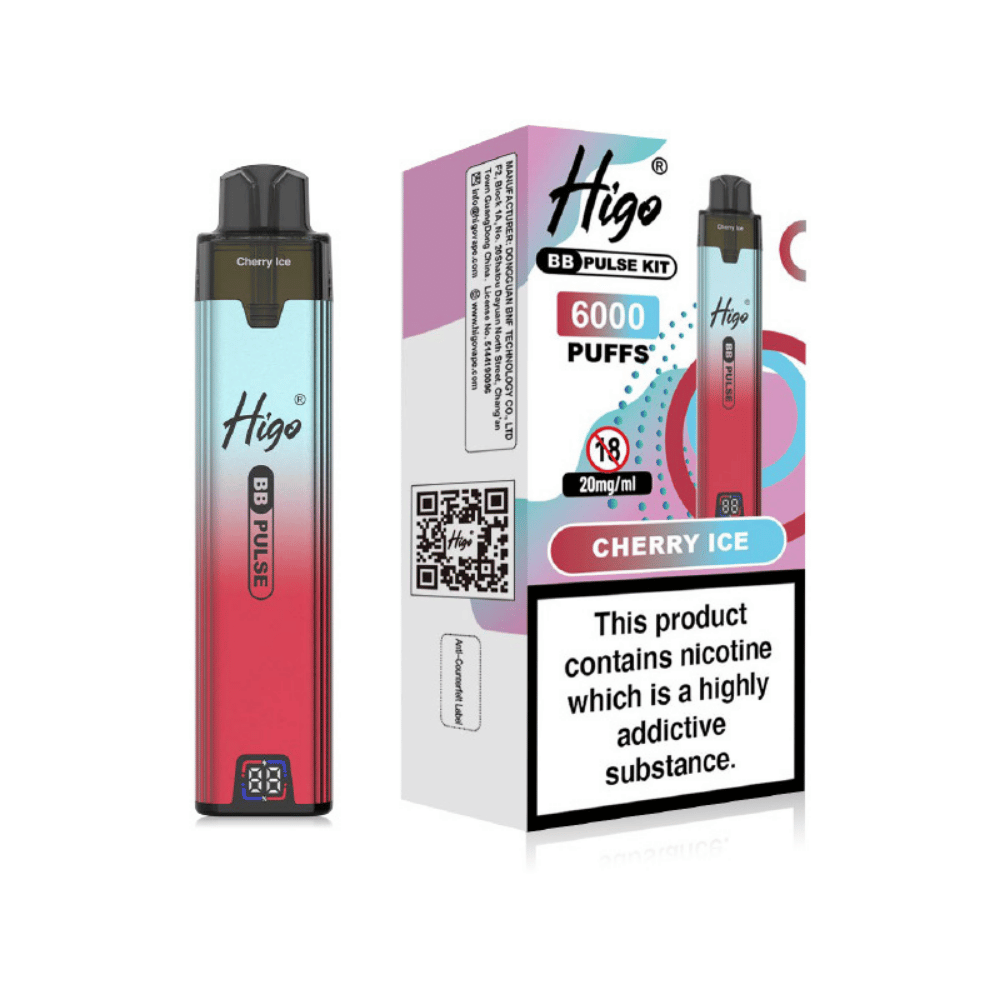 Higo BB Pulse 6000 Prefilled Pod Kit Cherry Ice