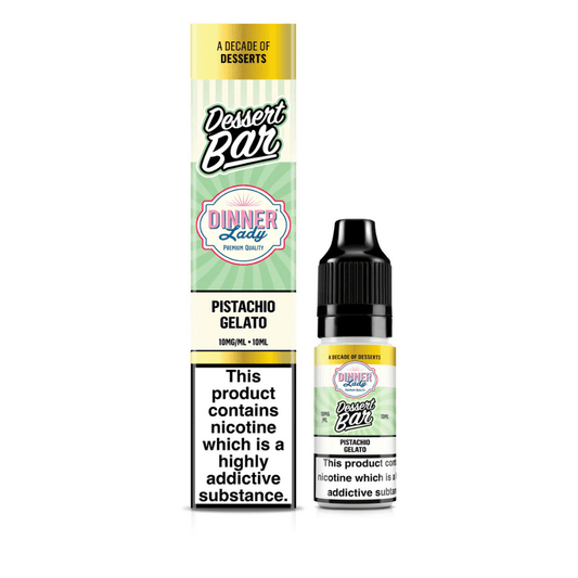 Dinner Lady Dessert Bar Salts Nic Salt E-Liquid Pistachio Gelato