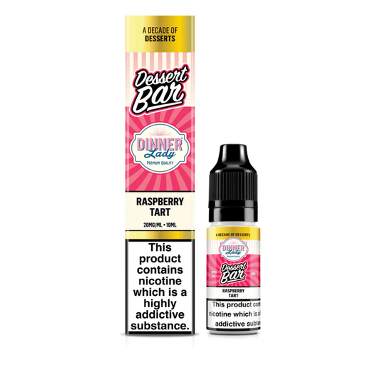 Dinner Lady Dessert Bar Salts Nic Salt E-Liquid Raspberry Tart