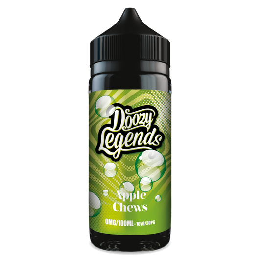 Doozy Legends 100ml E-Liquid Shortfill Apple Chews
