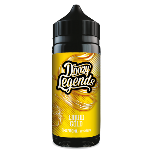 Doozy Legends 100ml E-Liquid Shortfill Liquid Gold