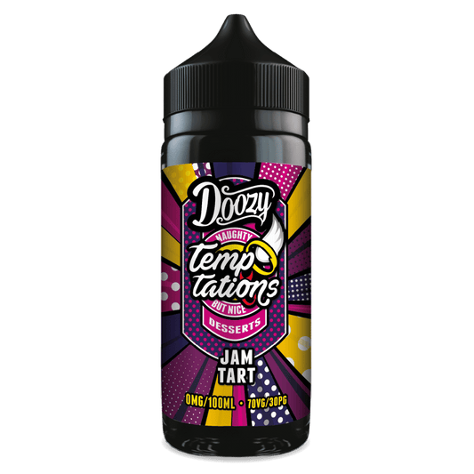 Doozy Temptations 100ml E-Liquid Shortfill Jam Tart