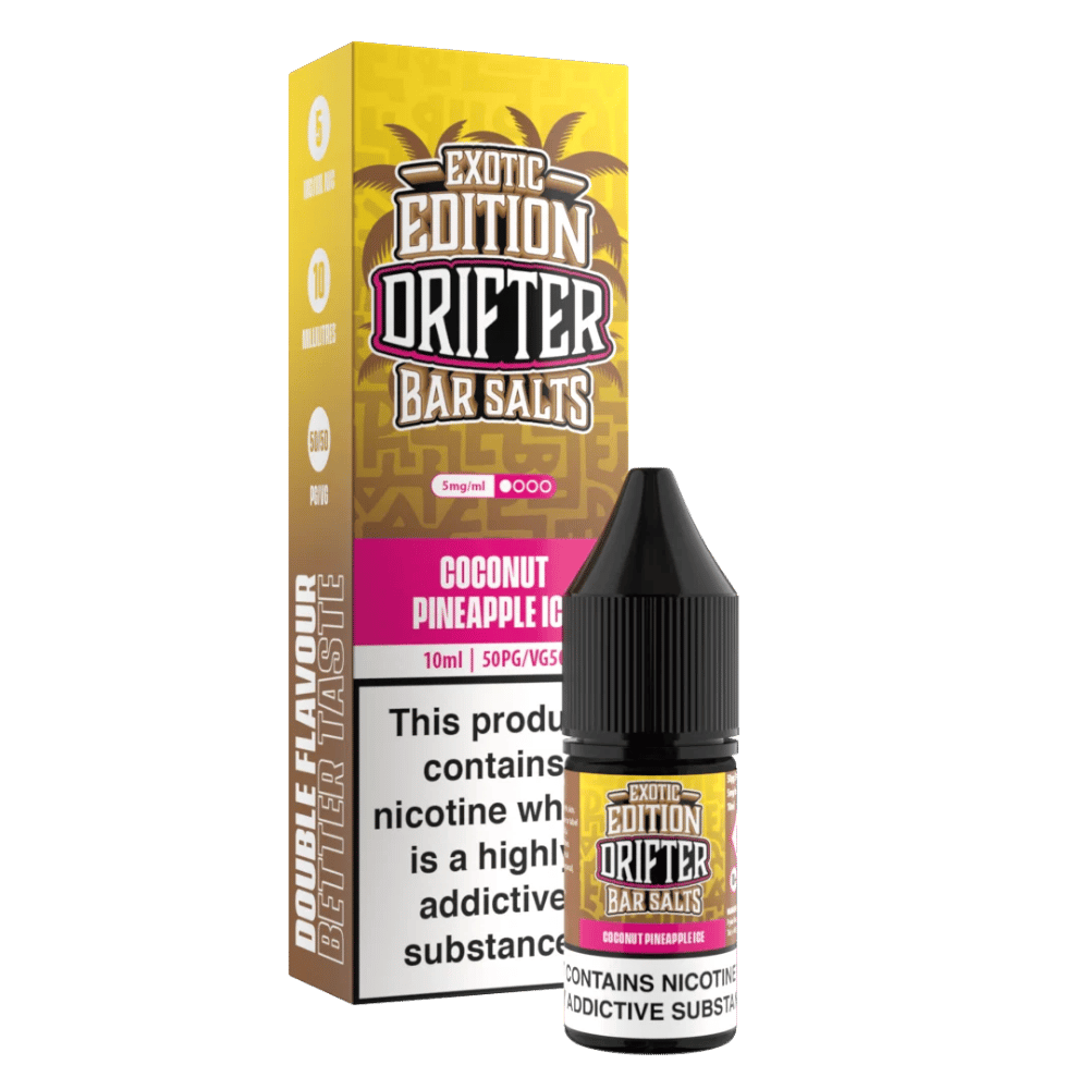 Drifter Bar Salts Exotic Edition Coconut Pineapple Ice Nic Salt