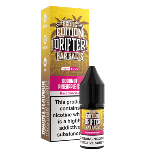 Drifter Bar Salts Exotic Edition Coconut Pineapple Ice Nic Salt
