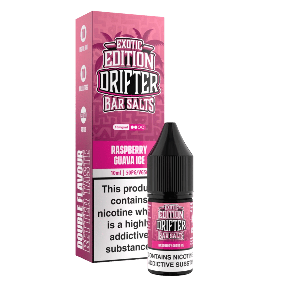 Drifter Bar Salts Exotic Edition Raspberry Guava Ice Nic Salt
