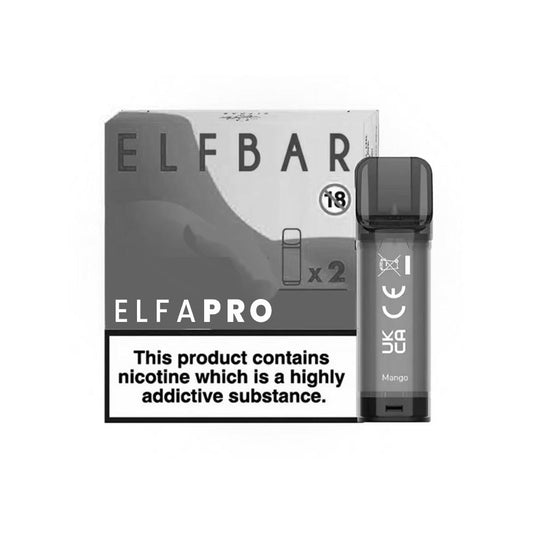 Elf Bar ELFA Pro Black Ice Pods (2 Pack)