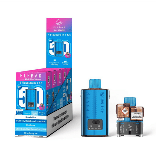 Elf Bar 4in1 Ultra 50 Prefilled Pod Kit Berry Edition