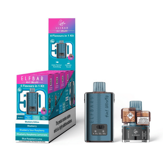 Elf Bar 4in1 Ultra 50 Prefilled Pod Kit Blueberry Edition