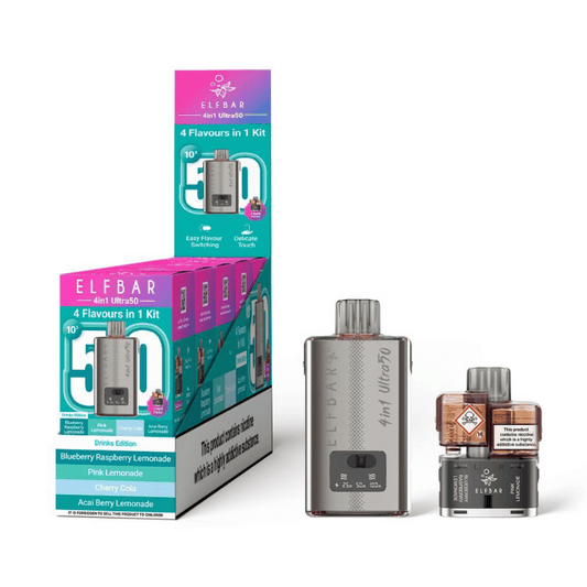 Elf Bar 4in1 Ultra 50 Prefilled Pod Kit Drinks Edition