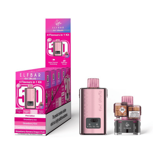 Elf Bar 4in1 Ultra 50 Prefilled Pod Kit Pink Edition