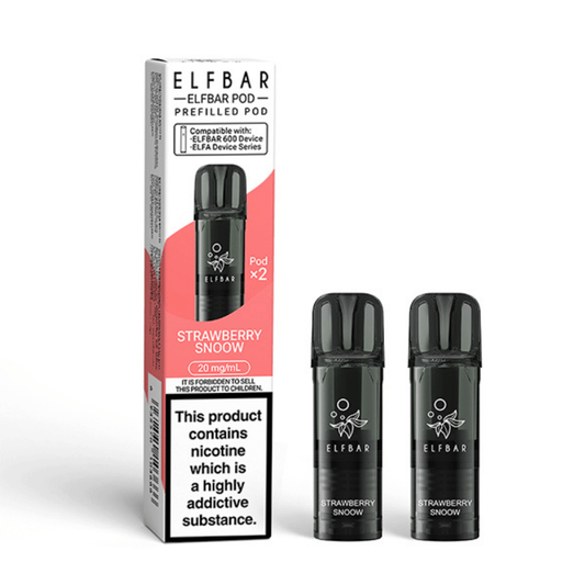 Elf Bar 600 Prefilled Pod Strawberry Snoow