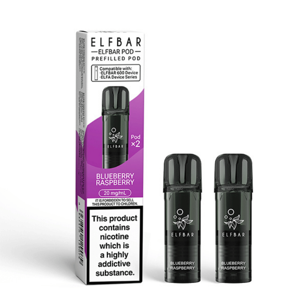 Elf Bar 600 Prefilled Pod Blueberry Raspberry