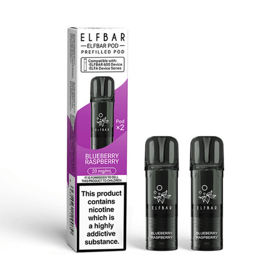Elf Bar 600 Prefilled Pod Blueberry Raspberry