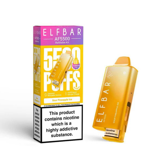 Elf Bar AF5500 Prefilled Kit Sour Pineapple Ice