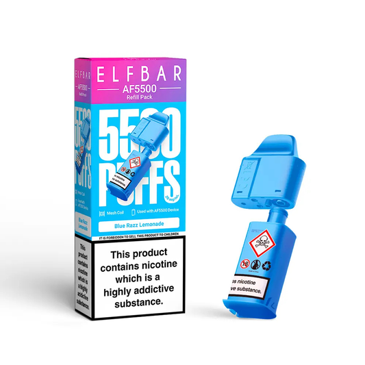 Elf Bar AF5500 Refill Pack Blue razz Lemonade