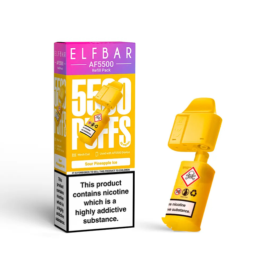 Elf Bar AF5500 Refill Pack Sour Pineapple Ice