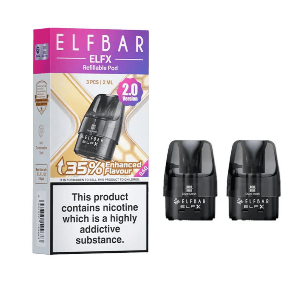elfbar elfx replacement pods Elf Bar ELFX 2.0 Replacement Pods