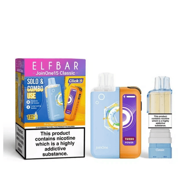 Elf Bar JoinOne15 Classic Prefilled Pod Blue Razz Lemonade Elf Bar JoinOne15 Classic Prefilled Pod Blue Razz Lemonade