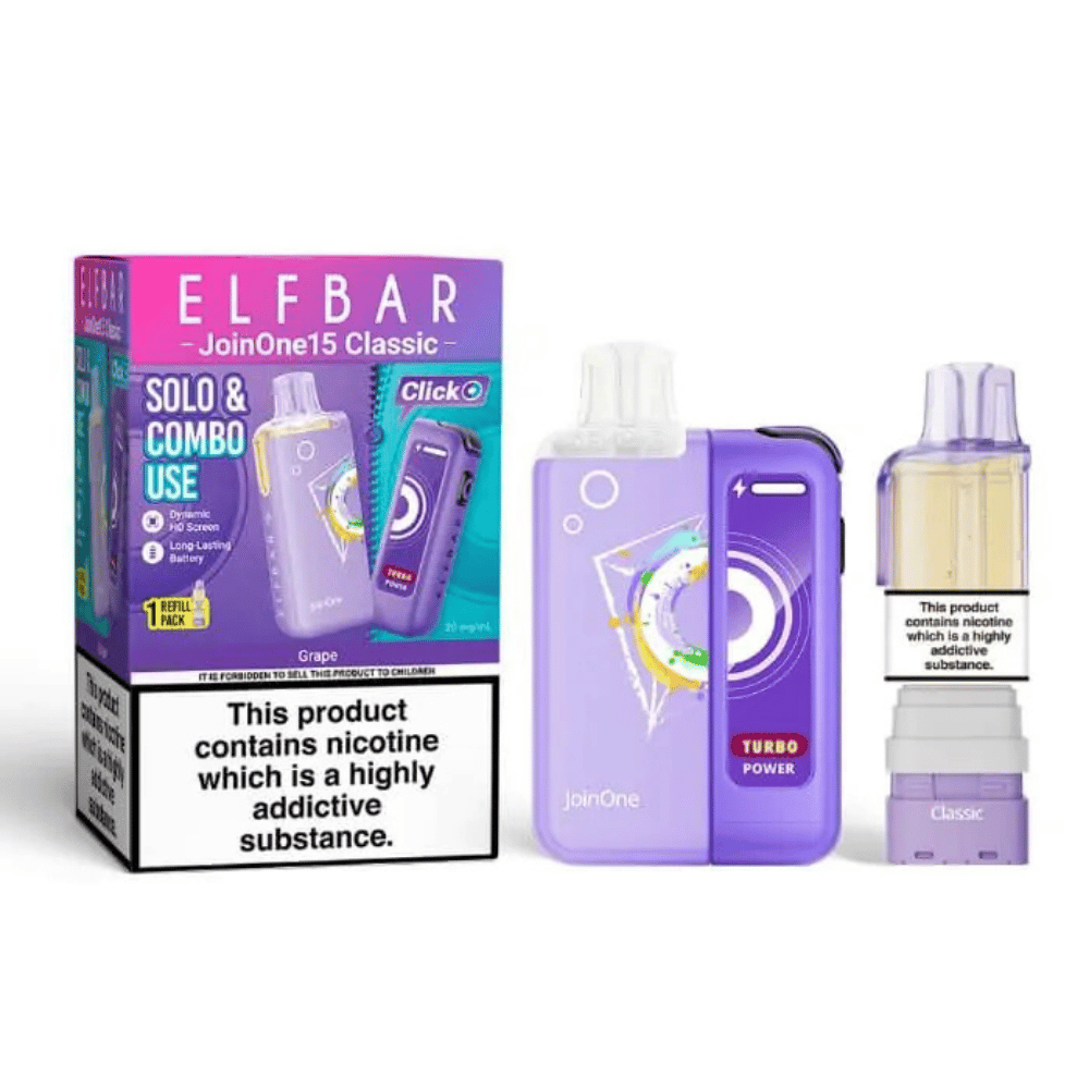 Elf Bar JoinOne15 Classic Prefilled Pod Kit Grape