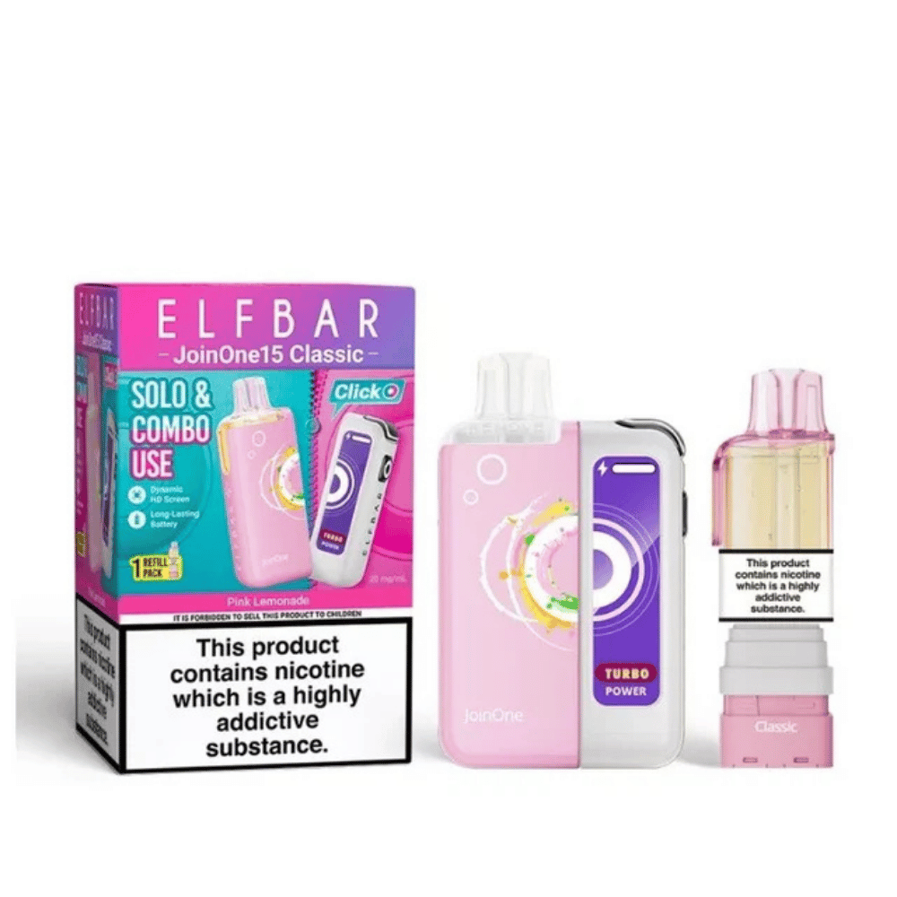Elf Bar JoinOne15 Classic Prefilled Pod Kit Pink Lemonade