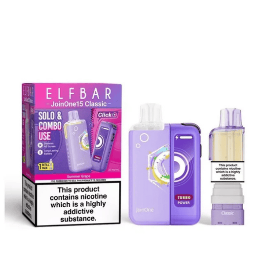 Elf Bar JoinOne15 Classic Prefilled Pod Kit Summer Grape