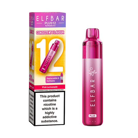 ELF BAR Plus 12 Prefilled Pod Kit Pink Lemonade