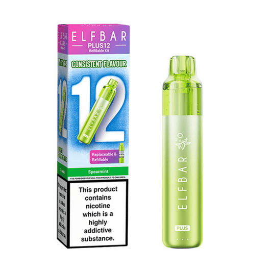 ELF BAR Plus 12 Prefilled Pod Kit Spearmint | Only 6.99 ELF BAR Plus 12 Prefilled Pod Kit Spearmint | Only 6.99