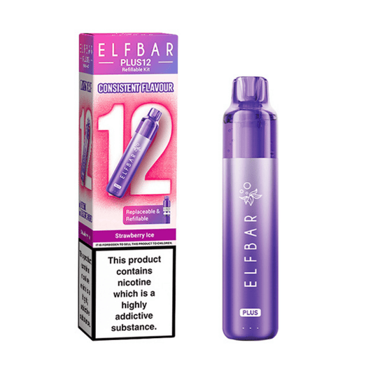 ELF BAR Plus 12 Prefilled Pod Kit Strawberry Ice