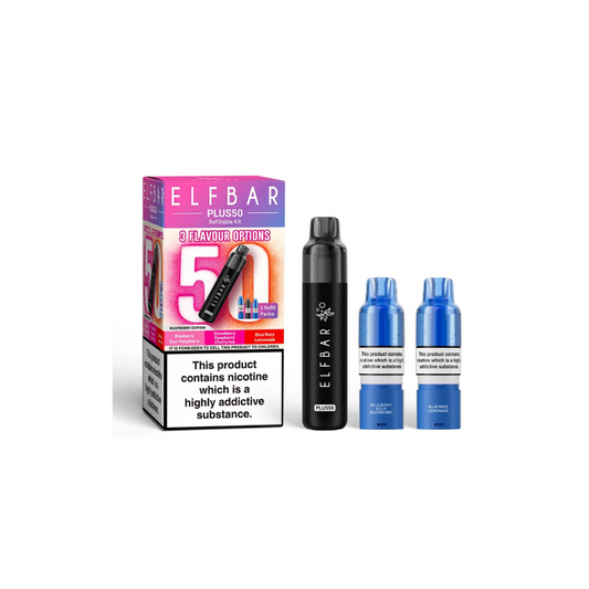 ELF BAR Plus 50 Prefilled Pod Kit Raspberry Edition