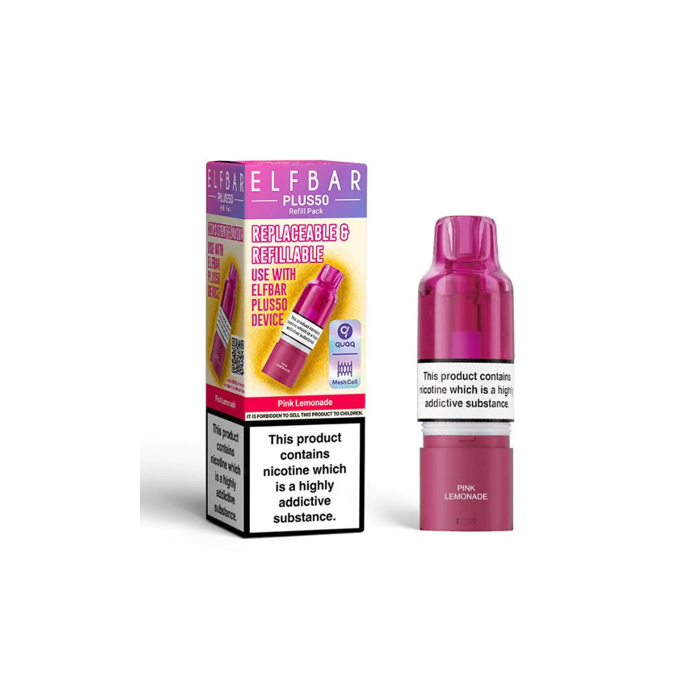 ELF BAR Plus 50 Refill Pack Pink Lemonade