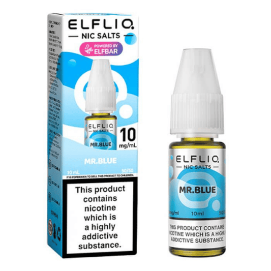 Elfliq Nic Salt E-Liquid 10ml Mr Blue