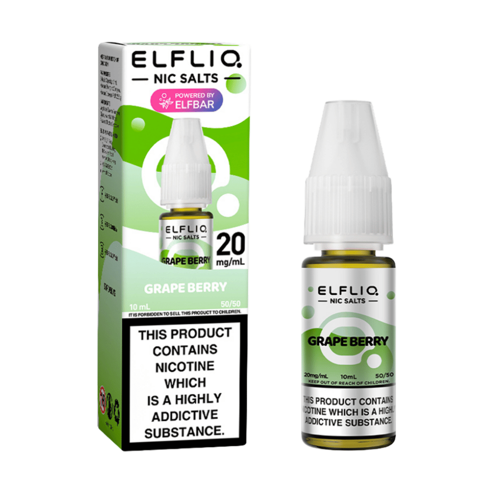 Elf Bar Elfliq Grape Berry E Liquid 10ml